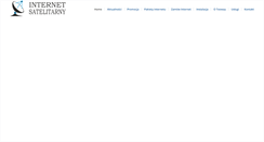 Desktop Screenshot of internetsatelitarny.com.pl