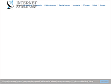 Tablet Screenshot of internetsatelitarny.com.pl